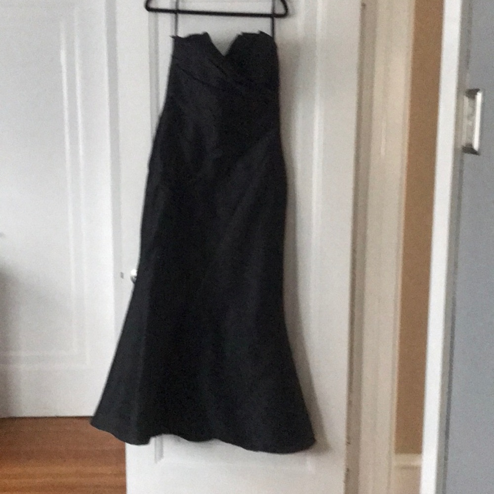 Black mermaid gown